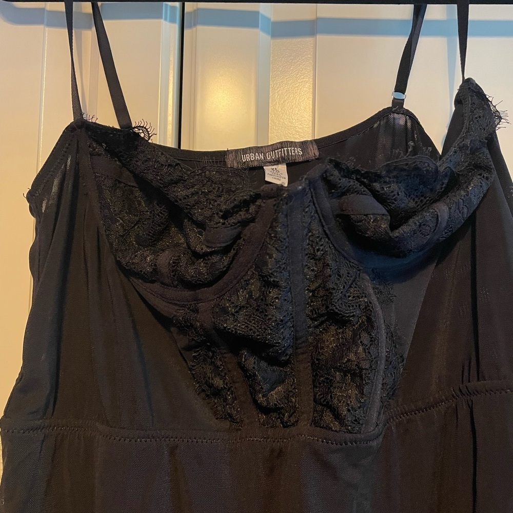 Urban Outfitters Black Bustier Dress XL